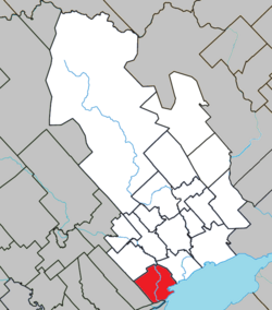 Maskinongé Quebec location diagram